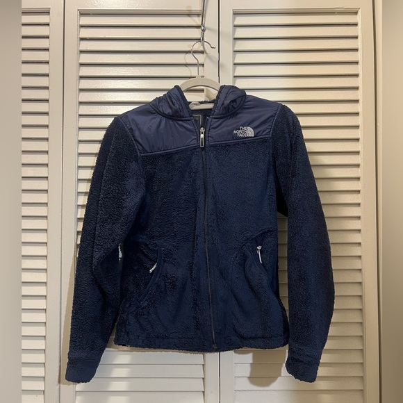 The North Face Navy Blue Zip-Up Fleece Jacket - Picture 2 of 9